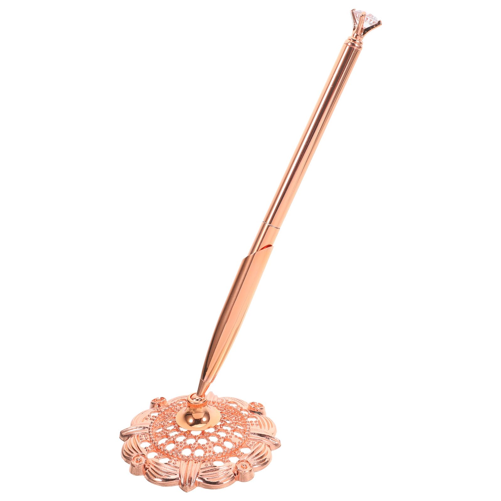 Deluxe Ballpoint Signature Writing Instrument with Small Rhinestones for Office and Bank Use Suitable for Wedding Planning and