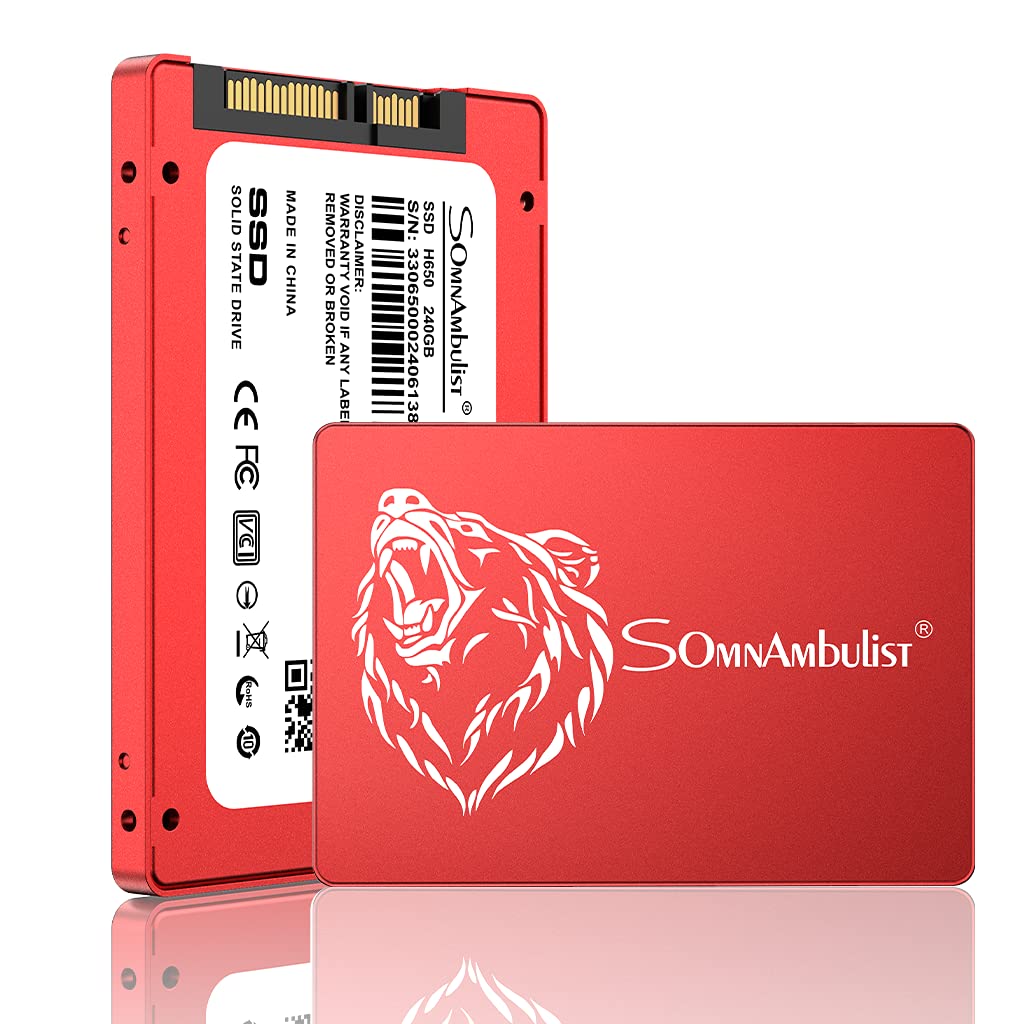 Somnambulist SSD 2TB SATA III 6GB/S Interno Disco sólido 2,5”7mm