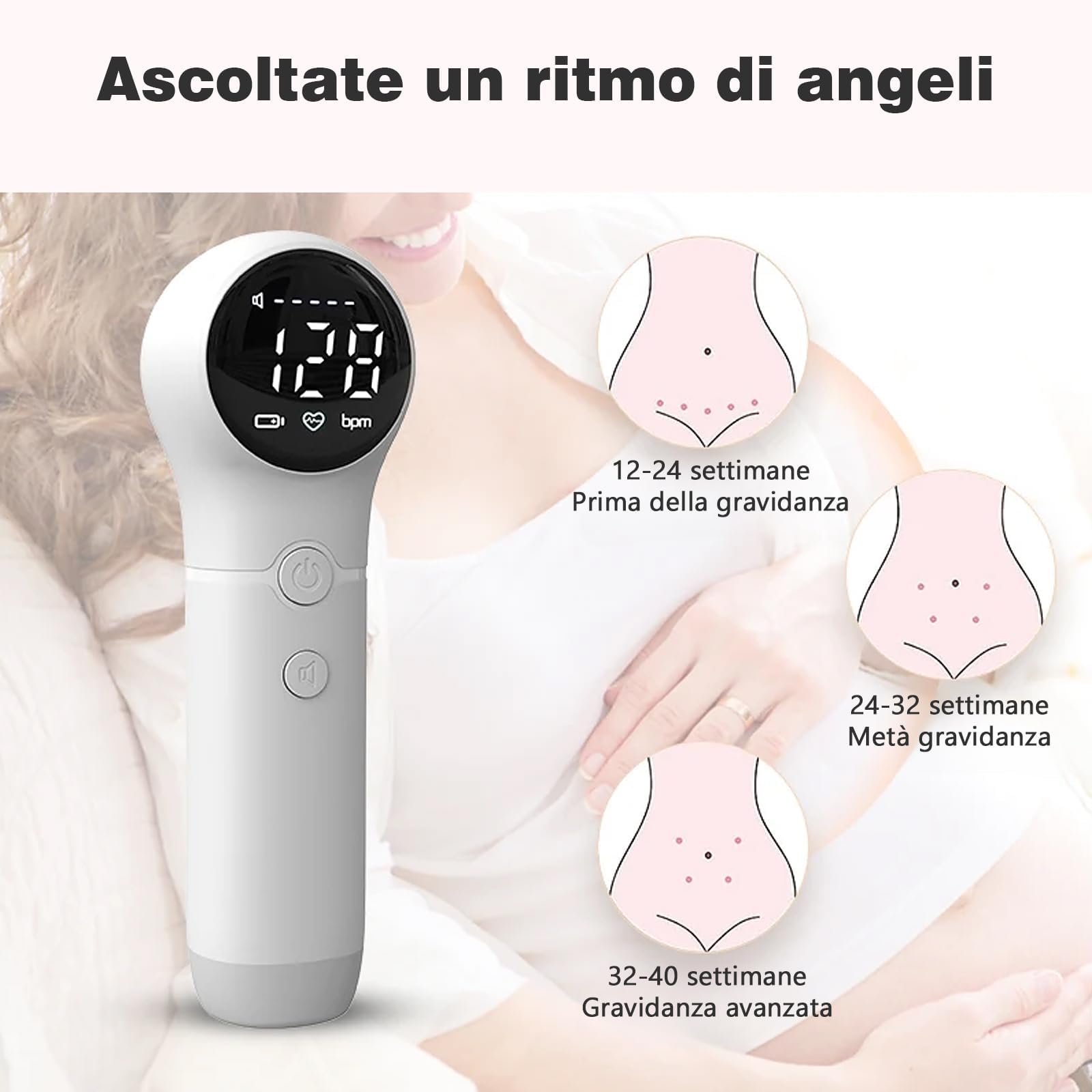 JL-Hearing Gel per ultrasuoni fetale Doppler, Accessori per fetale Doppler, facile da usare a casa, Contiene 30 ml di gel