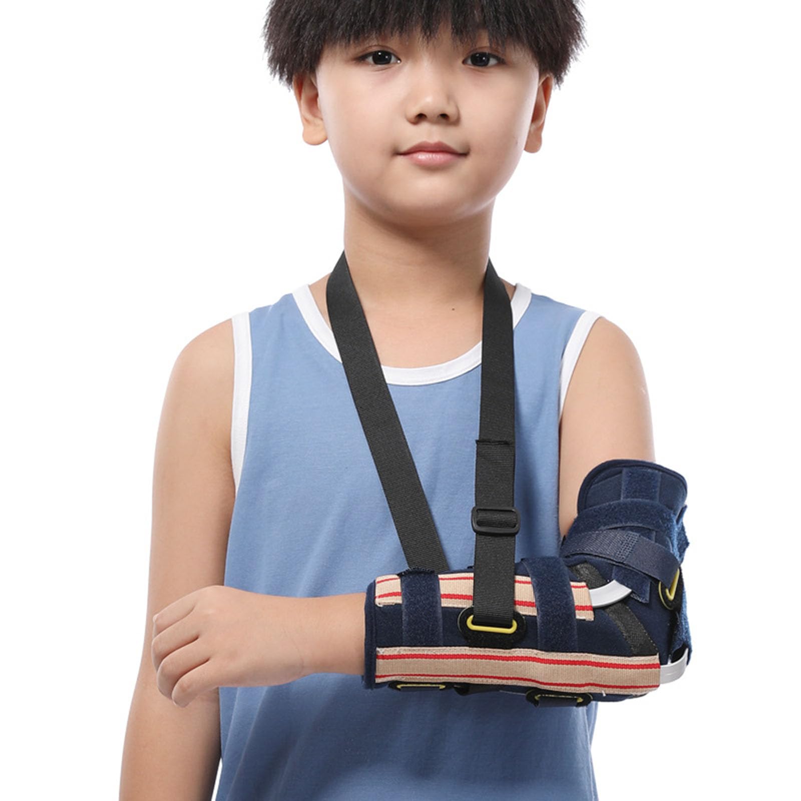 SFKLYU Cabestrillo para Brazo Soporte para Hombro Soporte Ventilado Transpirable para Lesiones Hombro para Niños, para Fracturas, Dislocaciones y Dislocaciones,S