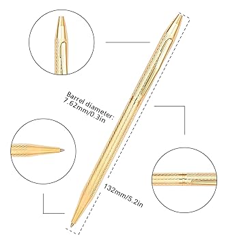 とも Amazon.com : Cambond Ballpoint Pens Gold Pen - Nice Pens for