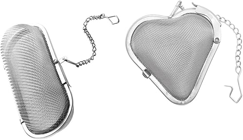 2 uds de acero inoxidable condimento bola de té infusor de té para té suelto Metal té especias bola de acero inoxidable colador de té e infusor de