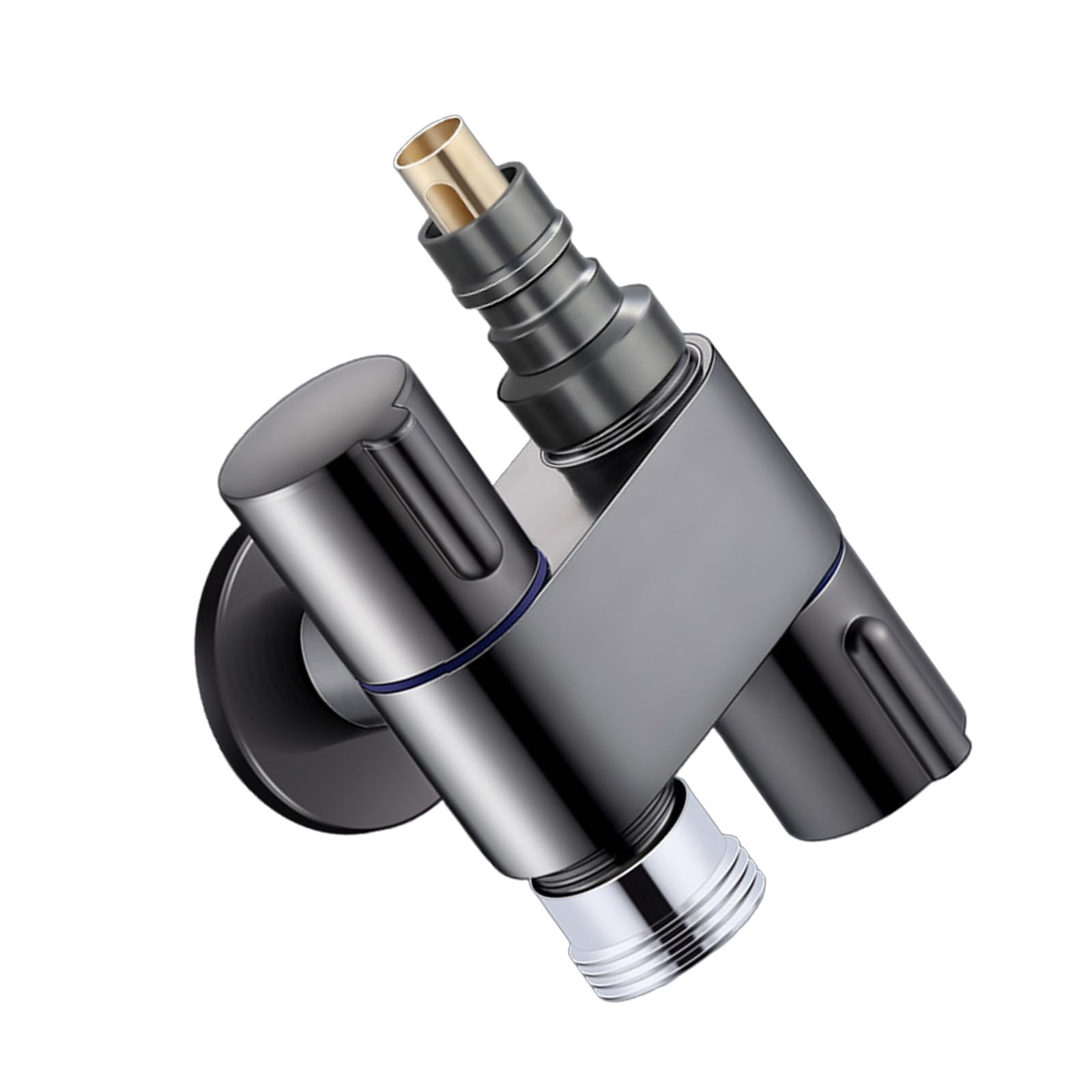 Toilet Sprays Valves 1 Inlet 2 Outlets Designs with Adjustable Water Flows Sprays Valves for Bathroom Hotel Restroom Hygiene Solution