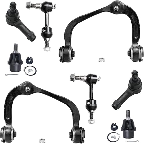 Miniatura 47 de Detroit Axle - Kit de suspensión frontal de 8 piezas para Chevy Aveo Aveo5 Pontiac G3 Wave Wave5 Suzuki Swift+ 2 brazos de control inferiores con