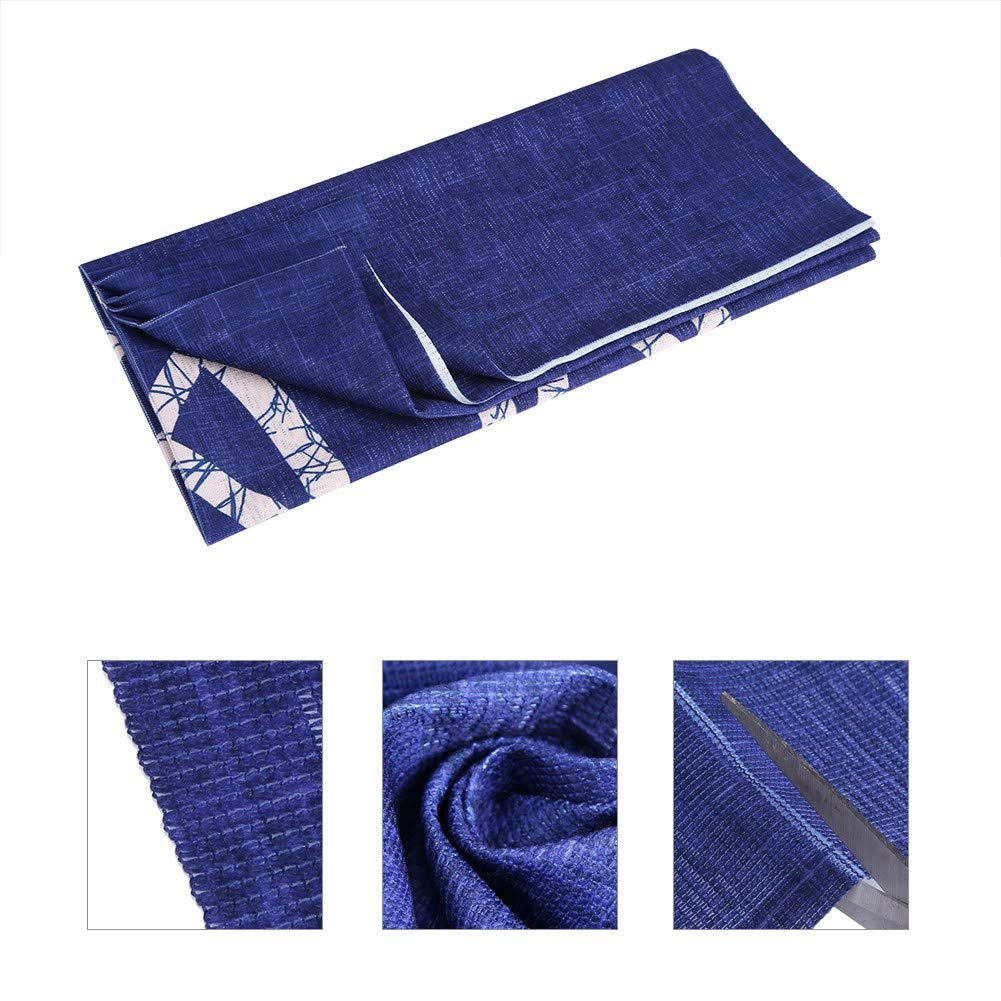 Tissting Tenda Porta Stile Giapponese, Arazzo Decorativo Noren con 3 Pesci, 150x85 cm, Tessuto di Alta Qualità per Ristoranti, Bar, Sala da Tè