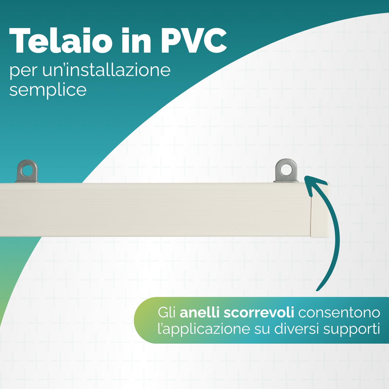 PALUPLUS Tenda a Corda Effetto Peluche Antimosche, misura 90x220 cm, tenda per porte e finestre, moschiera a pannello, 36 catenelle a caduta, zanzariera per insetti -8805F -1,2 (Beige)