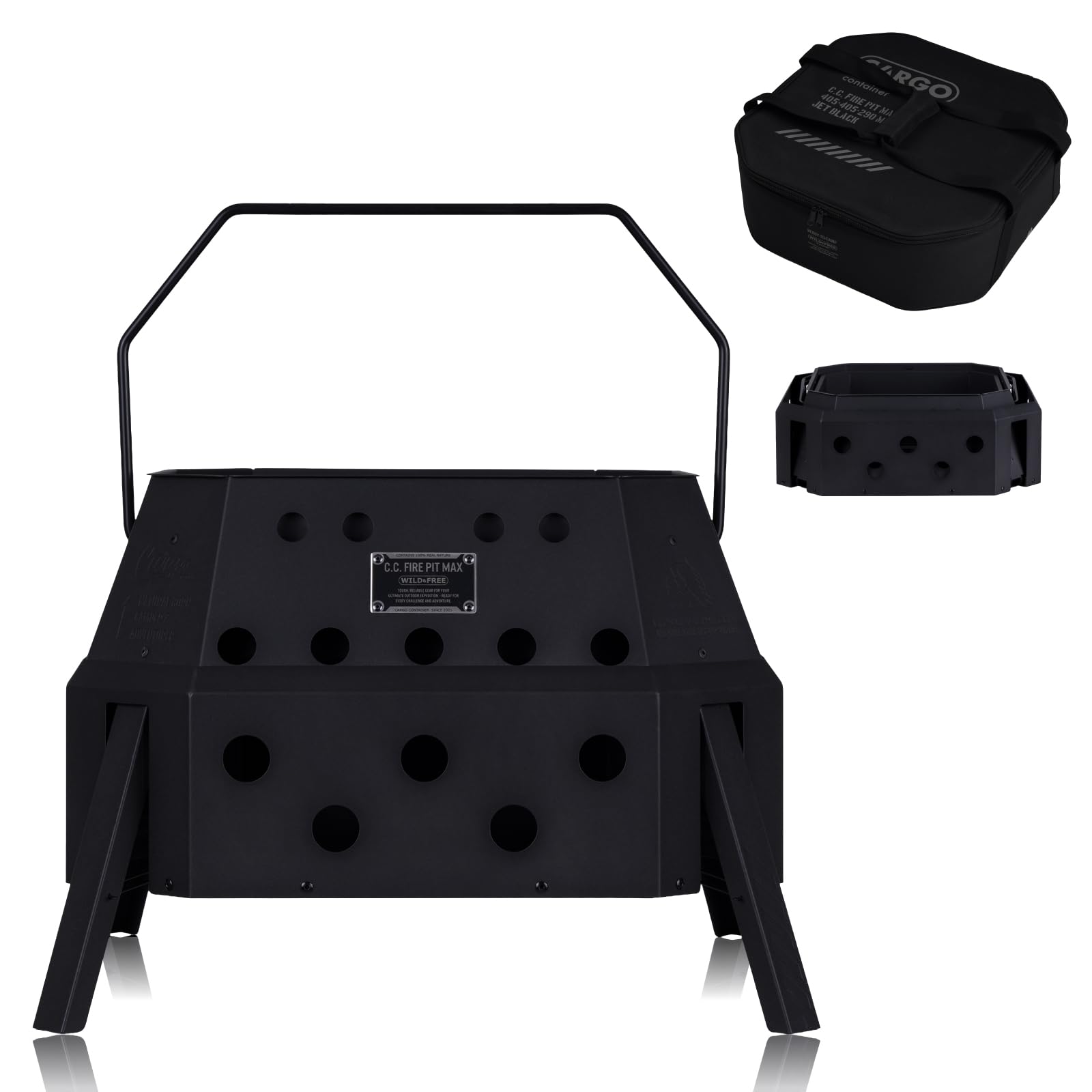 Amazon | CARGO CONTAINER カーゴコンテナ FIRE PIT MAX 焚き火台 焚火