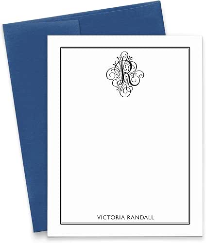 Monogram Stationary Set, Personalized Stationery Set, Personalized Monogram Stationery Set,