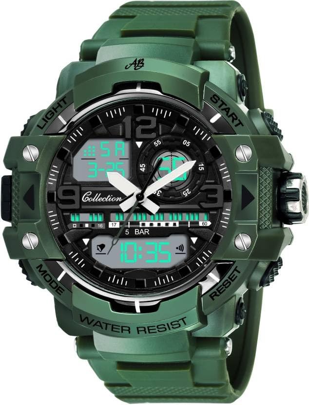 AB Collection G-Style S-007SHOCK Analog Watch - for Men Green Digital WATCH-001 (B0CCS139KX) Amazon Price History, Amazon Price Tracker