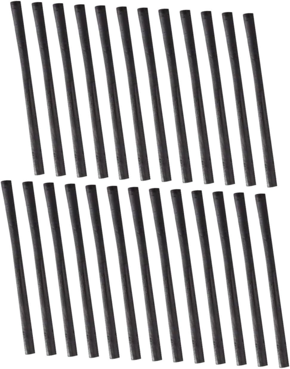 LIFKOME 25pcs Willow Charcoal Sketch Bars 7-9mm Drawing Supplies for Artists and Sketching Painting Tools