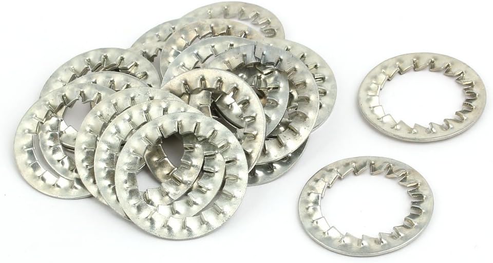 20mm Inner Quality Parts Dia Carbon Steel Zinc Plated Internal Serrated Lock Washer 20pcs Model:19as465qo469
