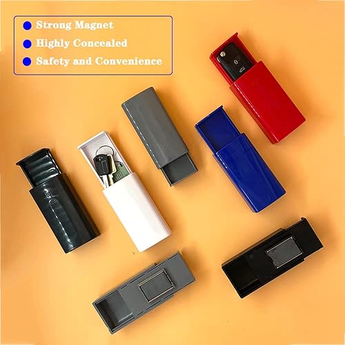 Miniatura 2 de Omana Caja de llaves magnética para ocultar llaves de coche, imán fuerte, caja de llaves de emergencia, caja de llaves secreta para ocultar una