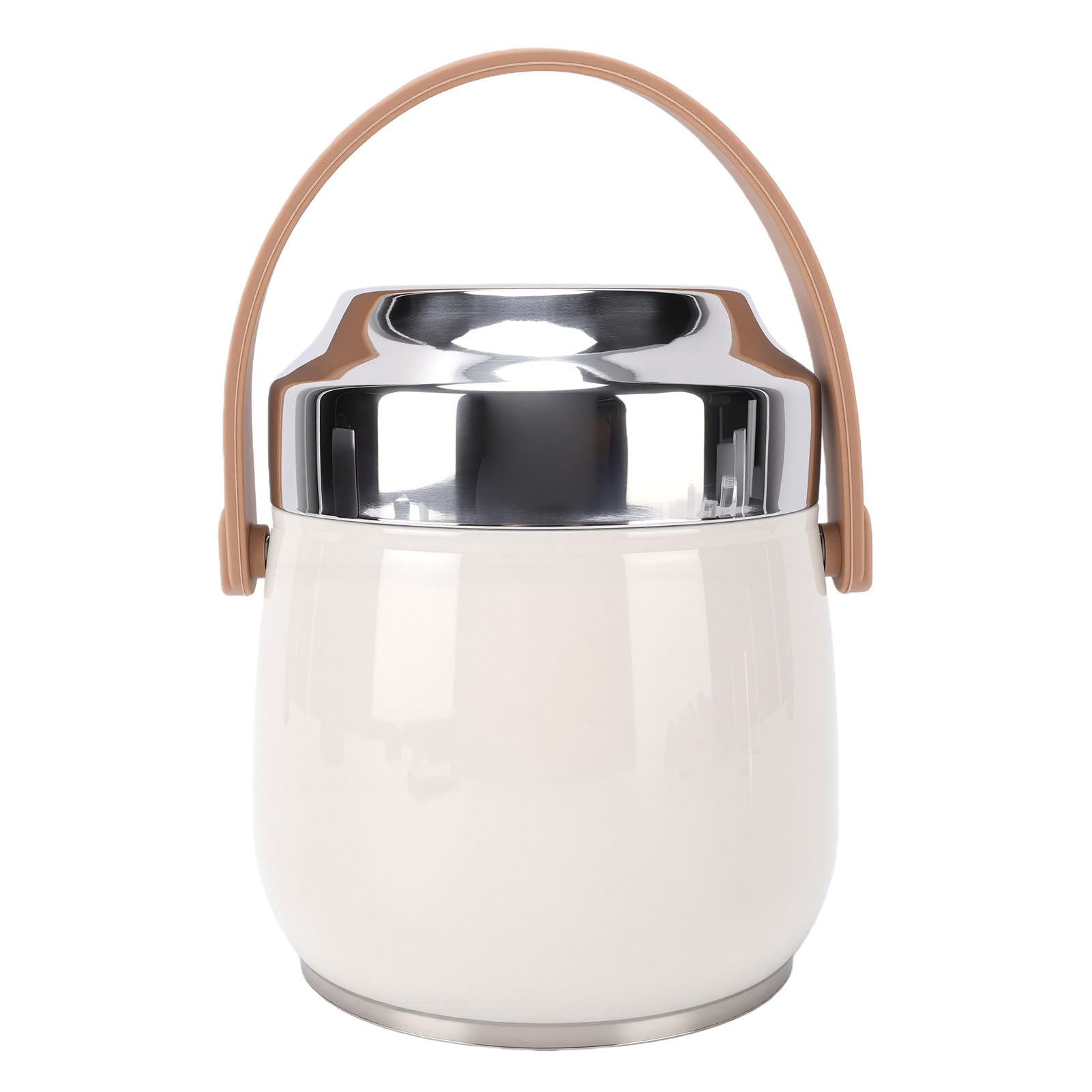 Tnfeeon Tragbares -Lunchglas, Isolierter Lebensmittelbehälter aus Edelstahl, Hält Mahlzeiten Warm, 580 Ml Fassungsvermögen, für Büroangestellte, Schulpicknick, Leichtes Design mit Mehreren Fächern
