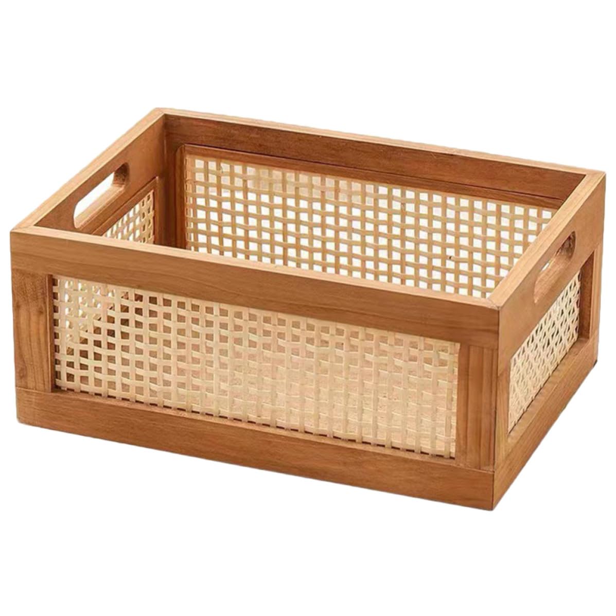 Boîte décorative rétro bois tressé ERINGOGO une touche d'élégance artisanale
