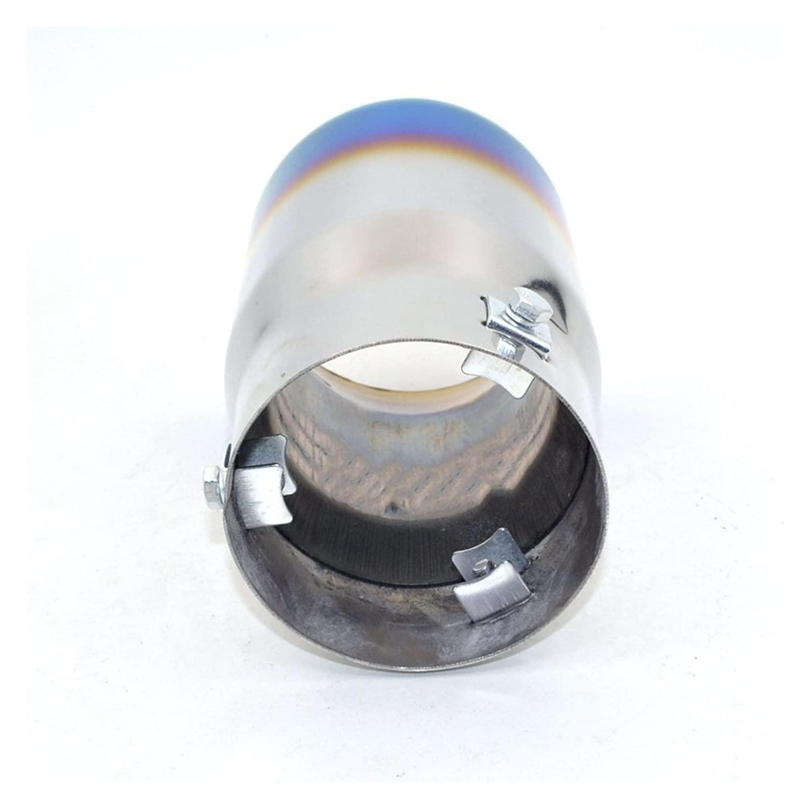 Embout Silencieux D'échappement Universel En Acier Inoxydable 4 Pouces - Réglable, Pour Améliorer Le Son Et Le Look Du Pot D'échappement - 7