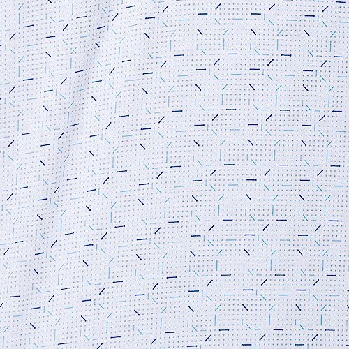 Image of Park Avenue Men's Cotton Polyester Blend Print Pattern Slim Fit Rib Collar Polo Neck Half Sleeve Casual T-Shirt