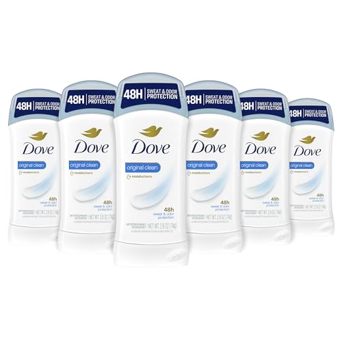 DOVE WOMENS DEO 鳩制汗デオドラント、オリジナルクリーン、2.6オンス、6パック。の商品画像（Amazon）