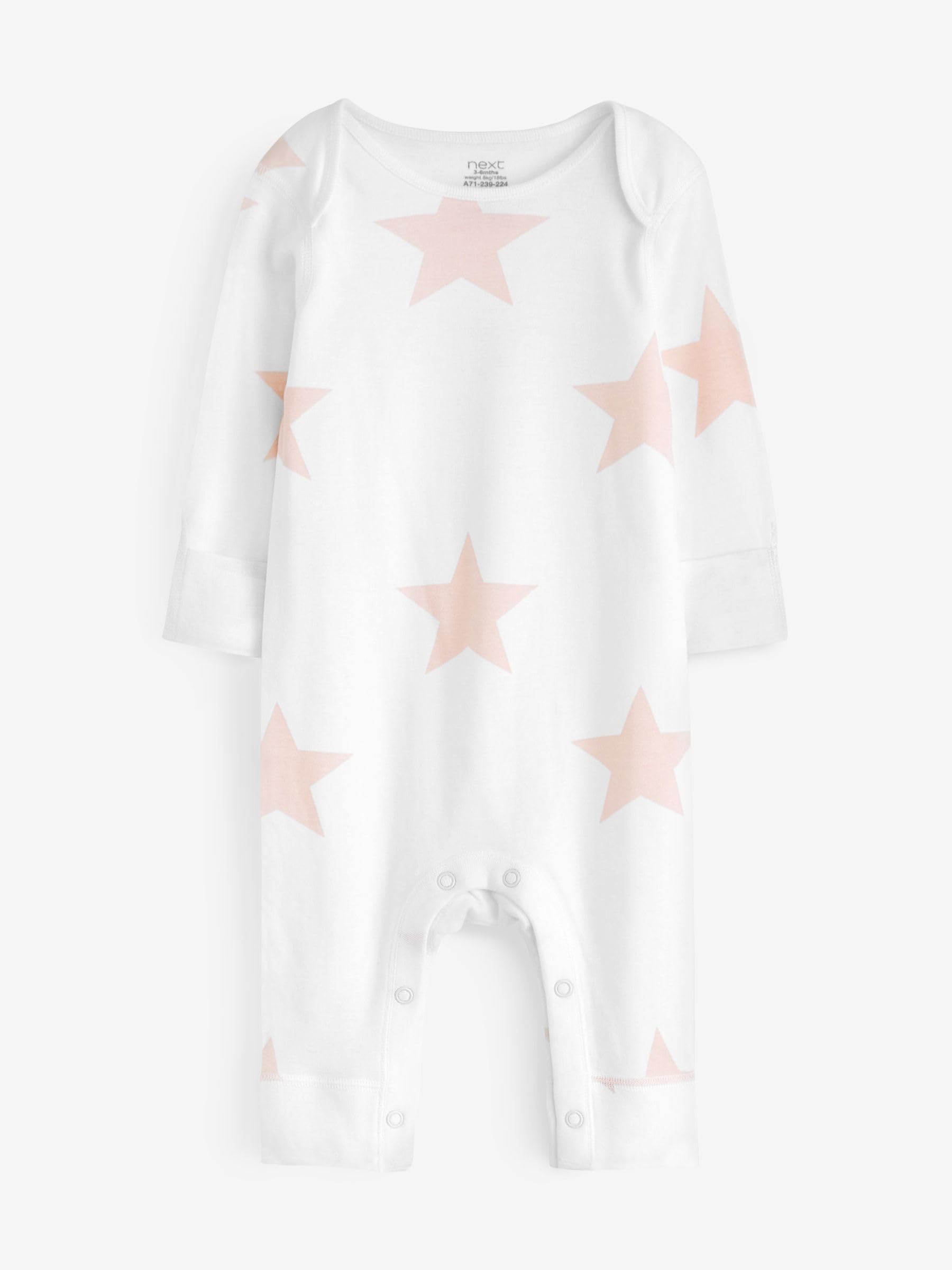 NEXT Bebés niña Pack de 2 Pijamas Tipo Pelele respetuosos con la Piel de tu bebé
