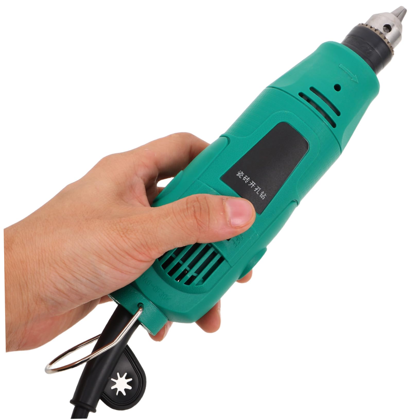 SHINEOFI Taladro Eléctrico con Cable Juego de Brocas y Cabezal de Lijado Taladro Compacto para Reparación de Cerámica Muebles y Electrónica Kit Versátil para Proyectos Domésticos y