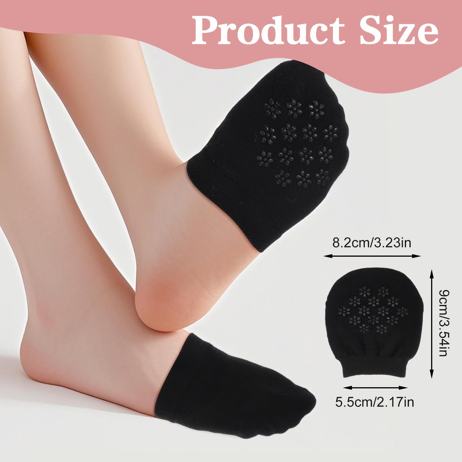 Półskarpetki damskie, No Show Half Socks
