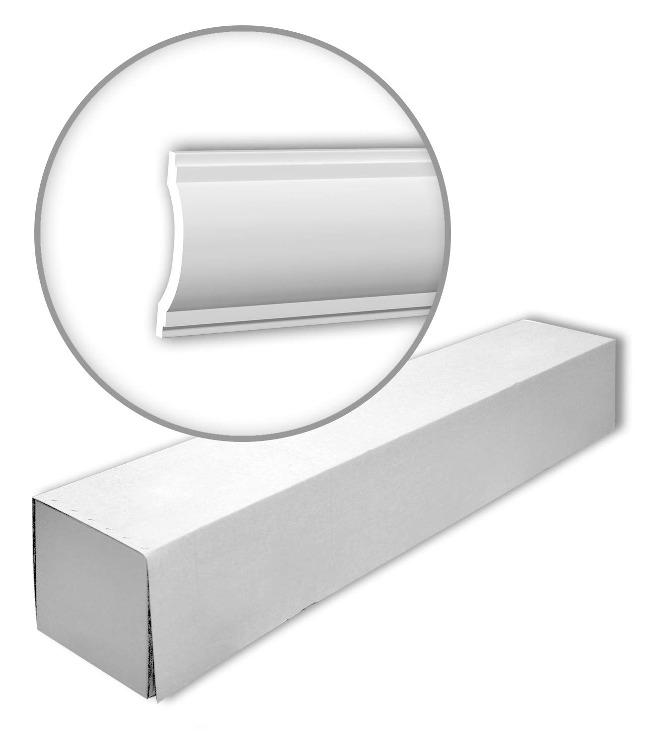 Moulures cimaises 151360 de 24 mètres pour créer un soubassement élégant dans votre salon
