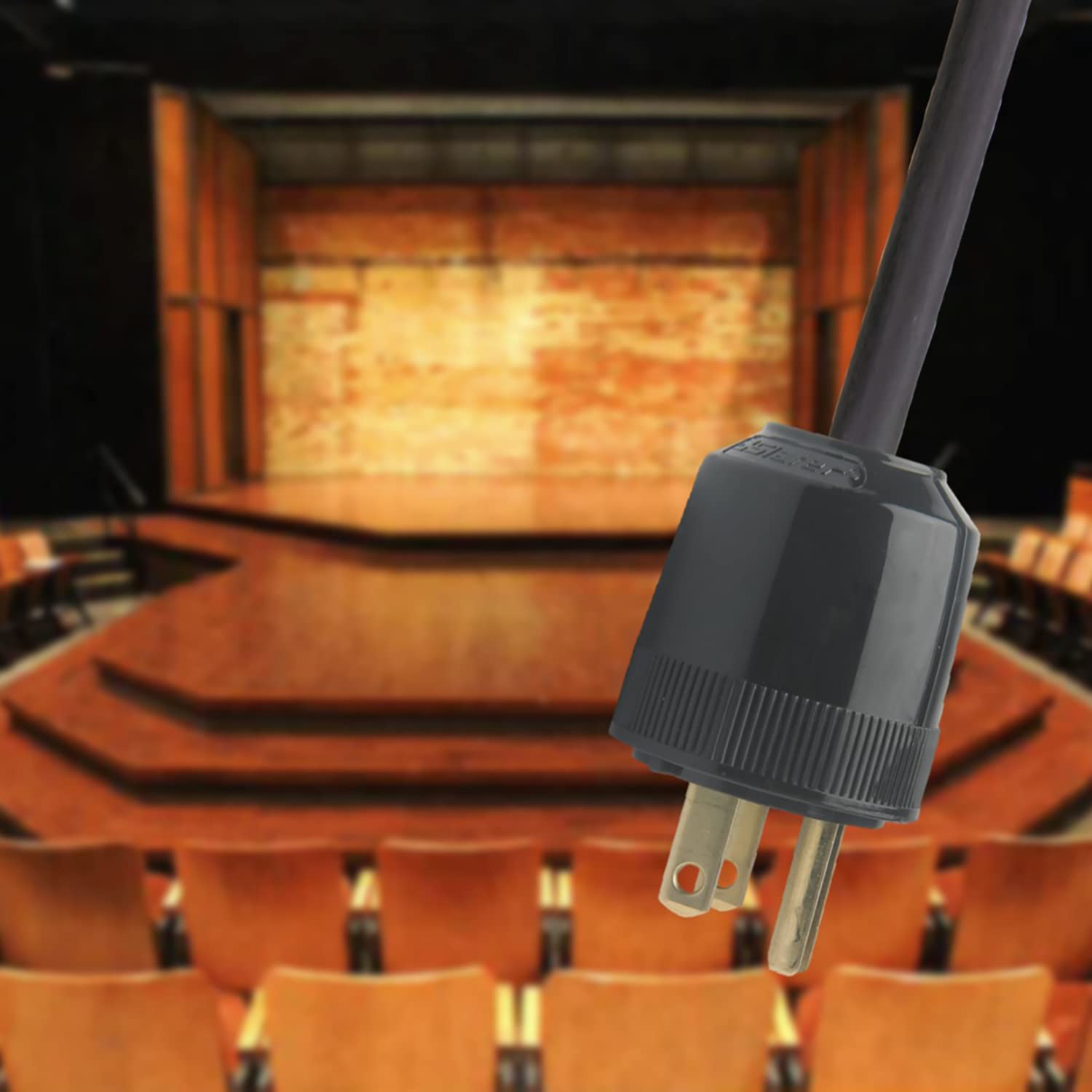 Pass & Seymour 2600WBPCC10 Right Angle Quick Attach Plug, 125V, 15-Amp - View #4