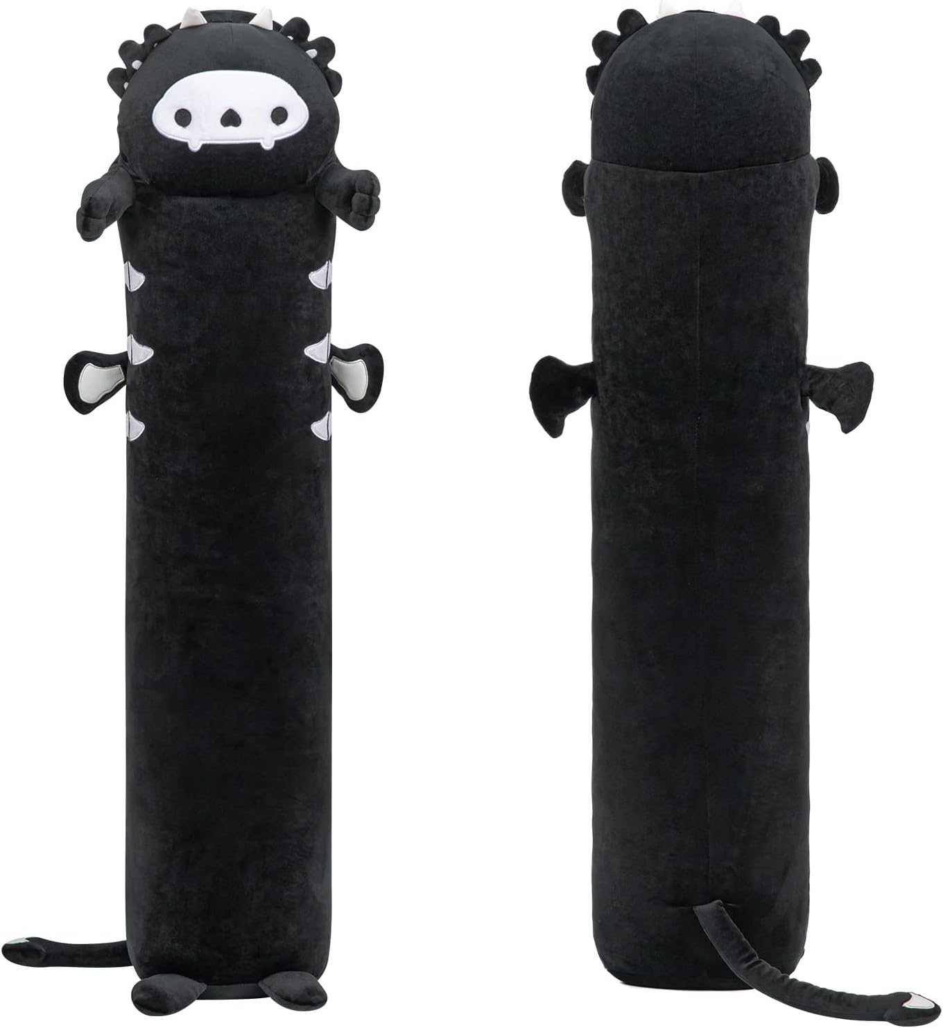 Mewaii 36in Long Skeleton Axolotl Plush Pillows Stuffed Animals Squishy