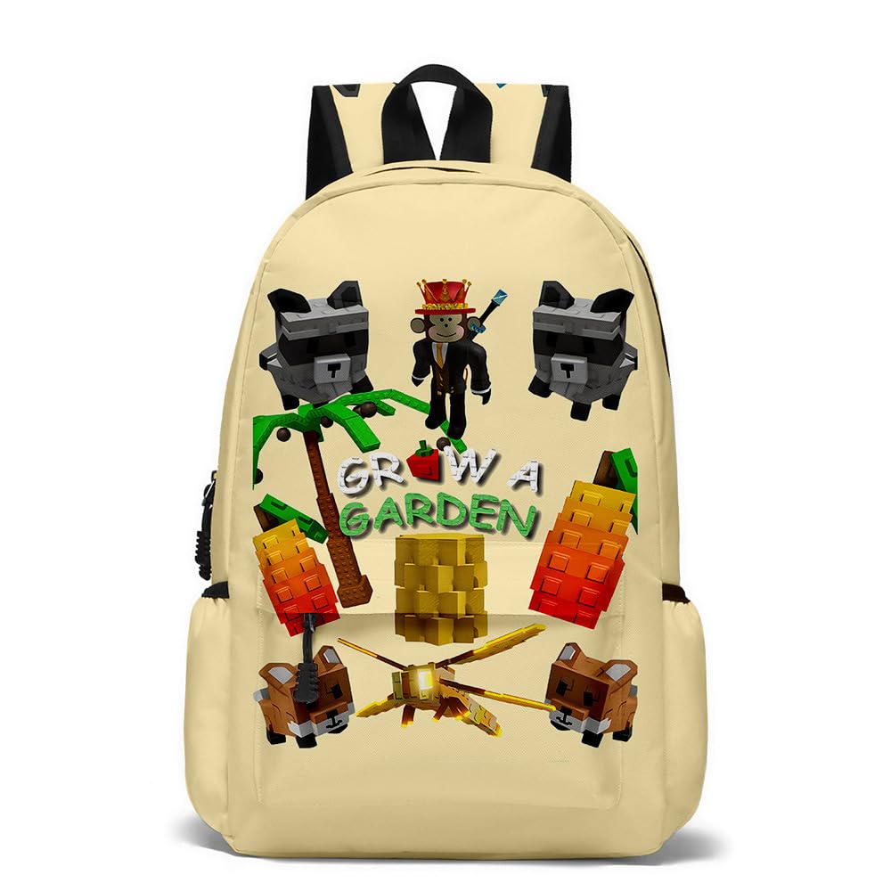 Hzsyc Unisex Kids C06 Boys Grow A Garden Backpack Kids Grow A Garden Large Capacity Laptop Backpack Travel Backpacks (,16.9In)