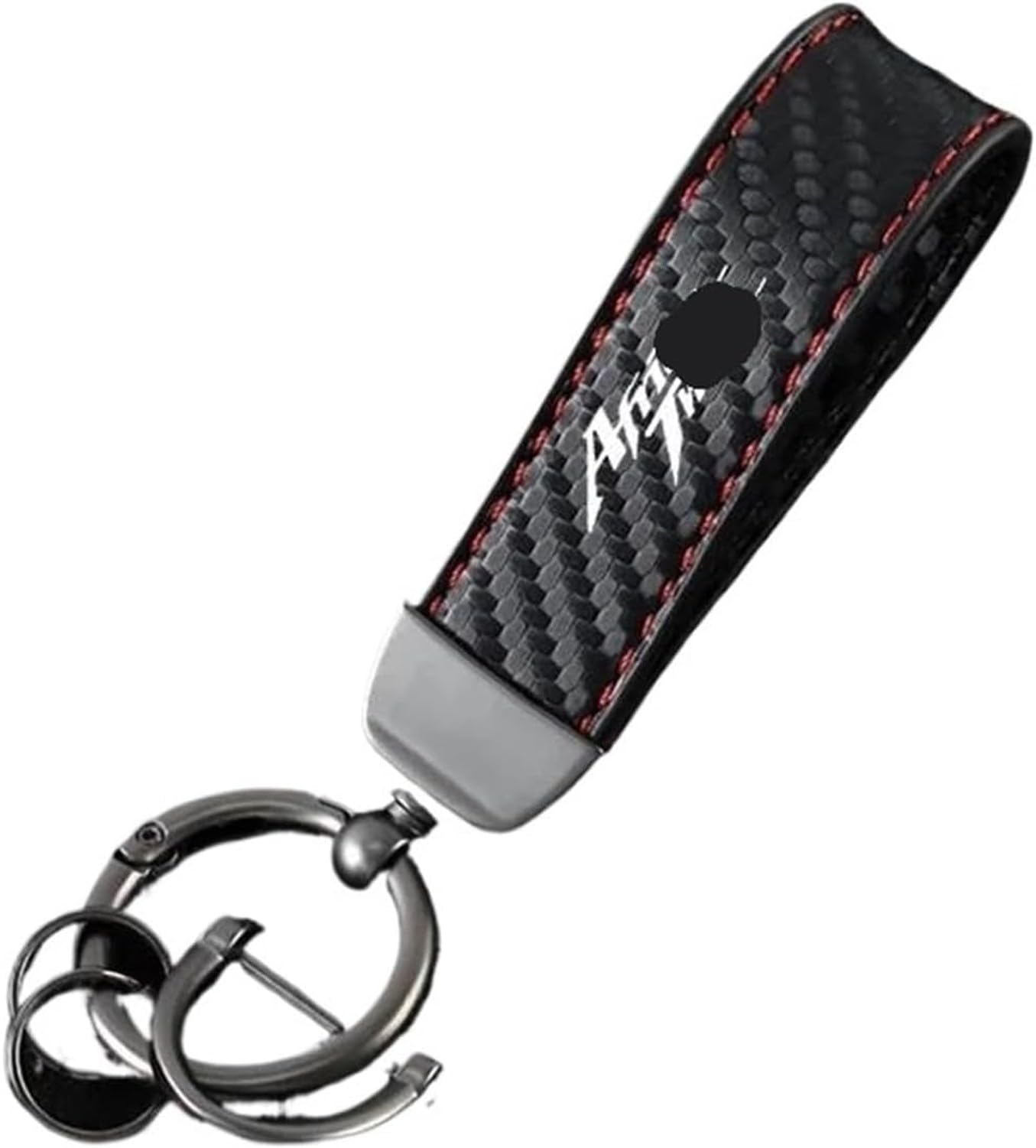 AIEIJJH Embroidery Keyring Key Chain Cover Shell for Africa Twin CRF1100L CRF1000L XRV750 Motorcycle Motorbike Spare Key Storage Pouch, C