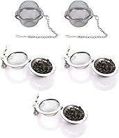 Vista 10 de Filtro de té, bolsas de té, bolsas de té para té de hojas sueltas, 100 unidades, 4 pulgadas x 3.2 pulgadas, color blanco