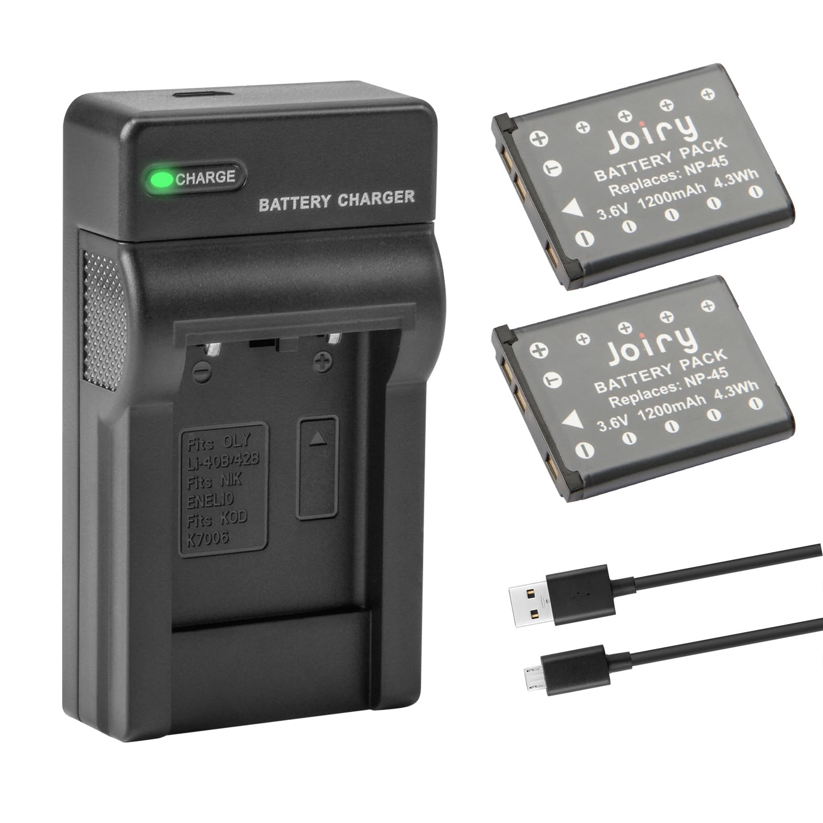 Batteria AccuCell Compatibile Con Fujifilm NP-45 E Sony NP-45A – 740 MAh, 3.7V Li-Ion Per Fotocamere Digitali