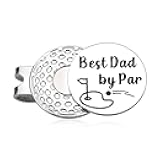 New Dad Gifts for Dad Golf Ball Marker Hat Clip for Men Him Dad Stocking Stuffer Fathers Day from Son Daughter New Dad Gift for Men First Time Dad Stepdad