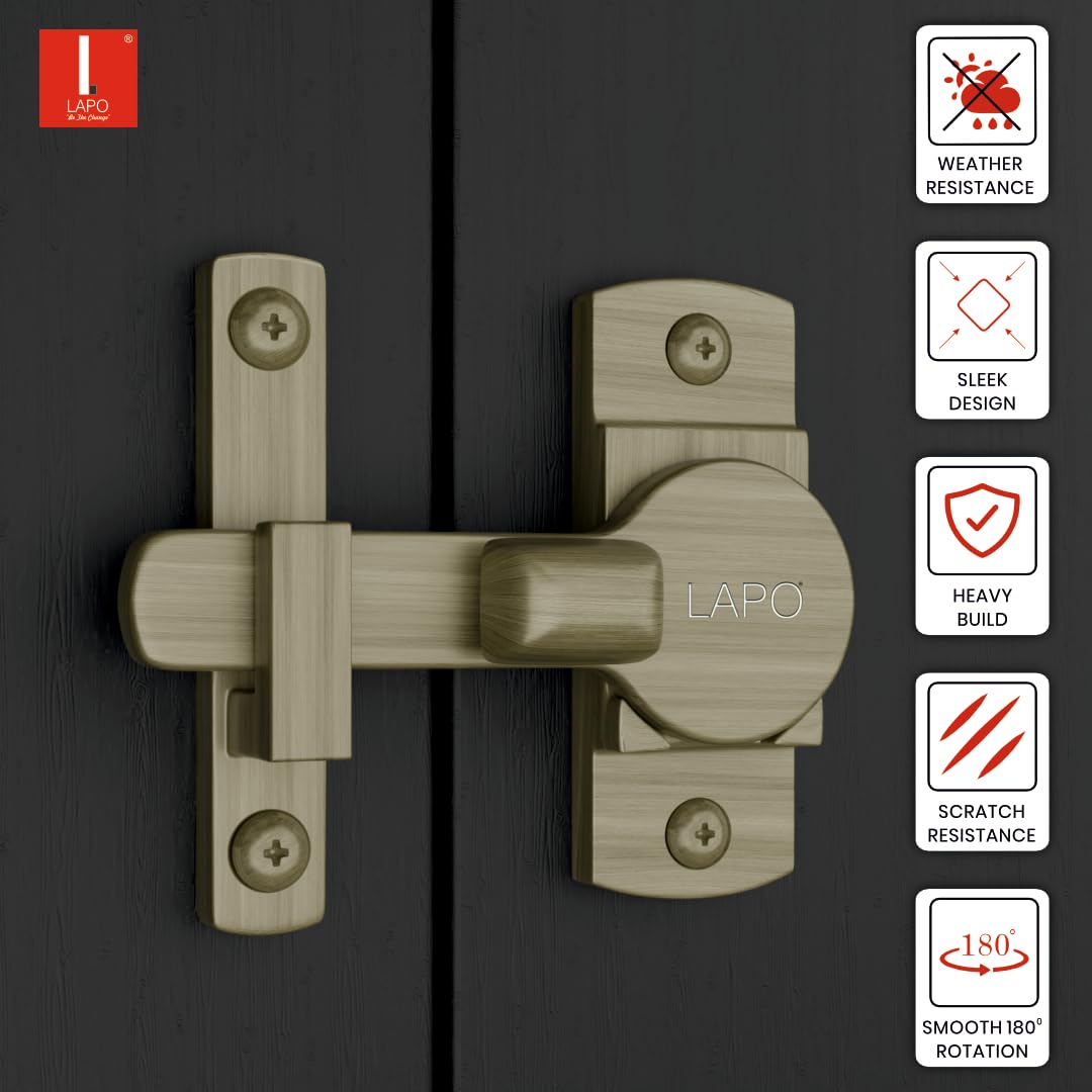 LAPO Door Safety Latch - Childproof Security Lock -3
