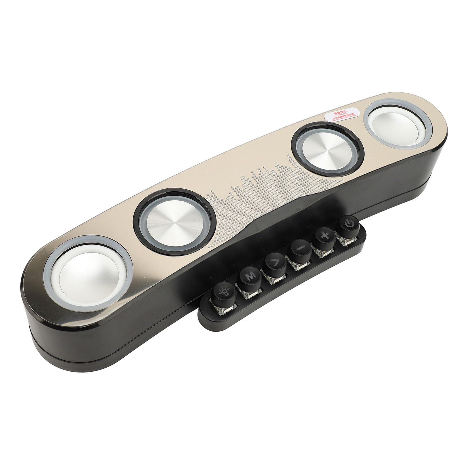 Altoparlante Versatile per PC con Luce a LED e Bluetooth 5.0 per Computer e Telefoni Cellulari