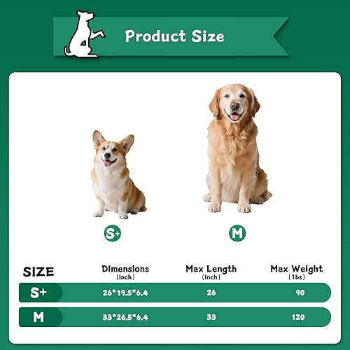 Miniatura 5 de Makerfire Cama elevada para perros para exteriores, camas para perros pequeños, cama elevada para mascotas para interiores y exteriores, con patas