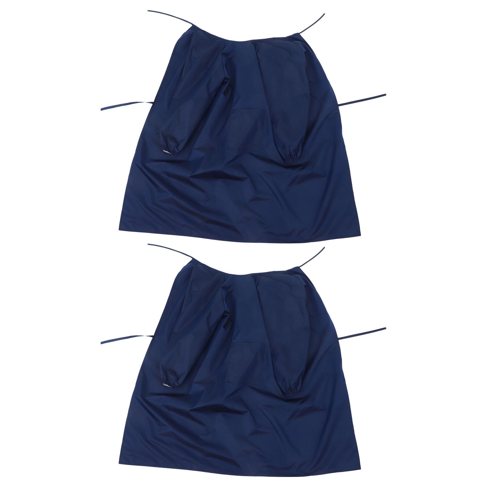2 Piezas Delantal de Cocina y Taller Manga Larga Ajustable Resistente Aceites para Jardinería Pintura Limpieza y Barbacoa Diseño Reversible para Hombre y Mujer