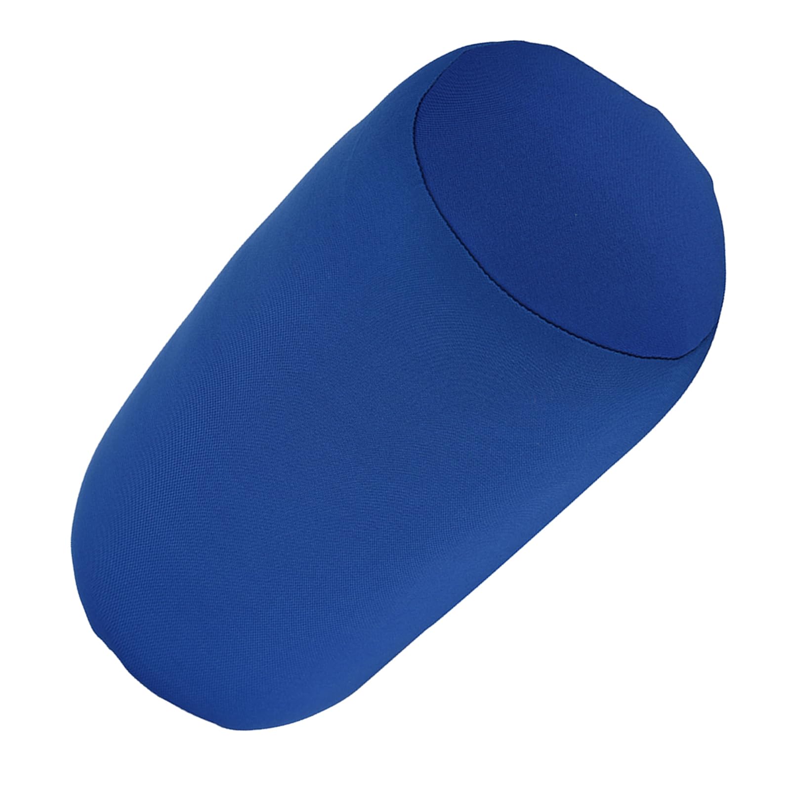 Jelquix Blue Mini Microbead Back Cushion, Roll Pillow, Cute Appearance, Bright Colors, Support For Sleeping At Home And For Travel (Blue)