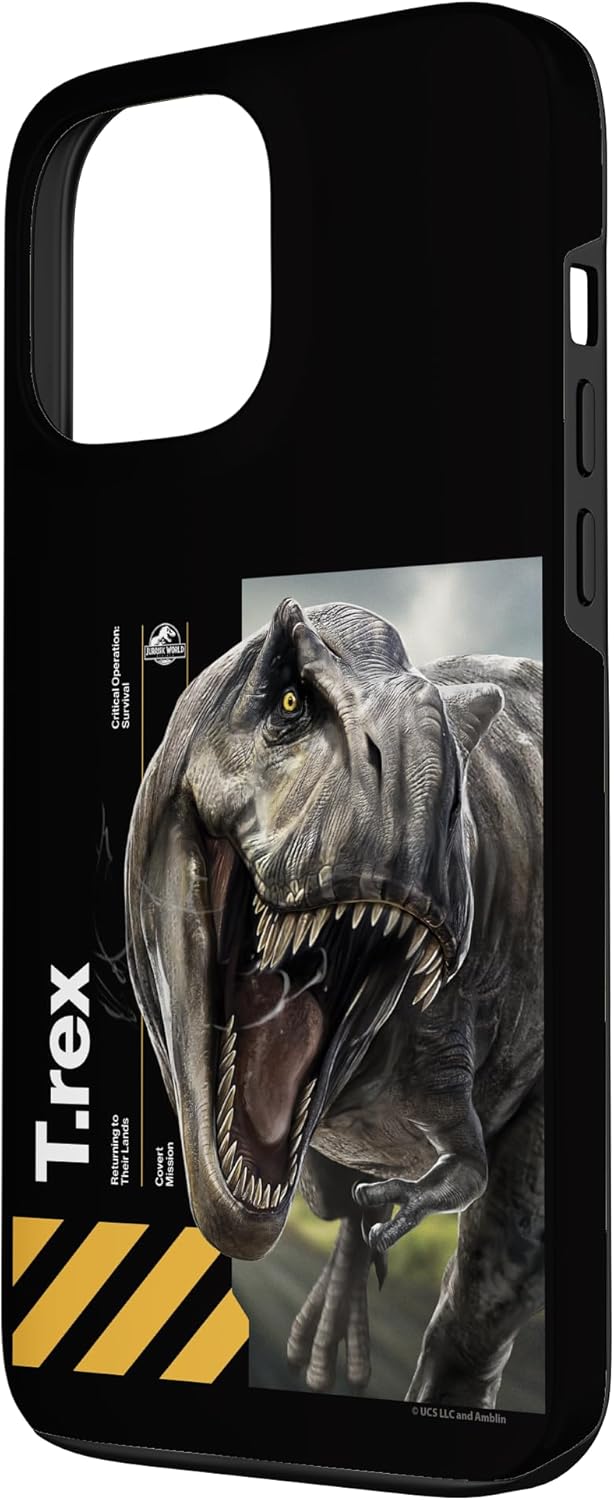 Jurassic World Rebirth Tyrannosaurus Covert Mission Case for iPhone 13 Pro Max