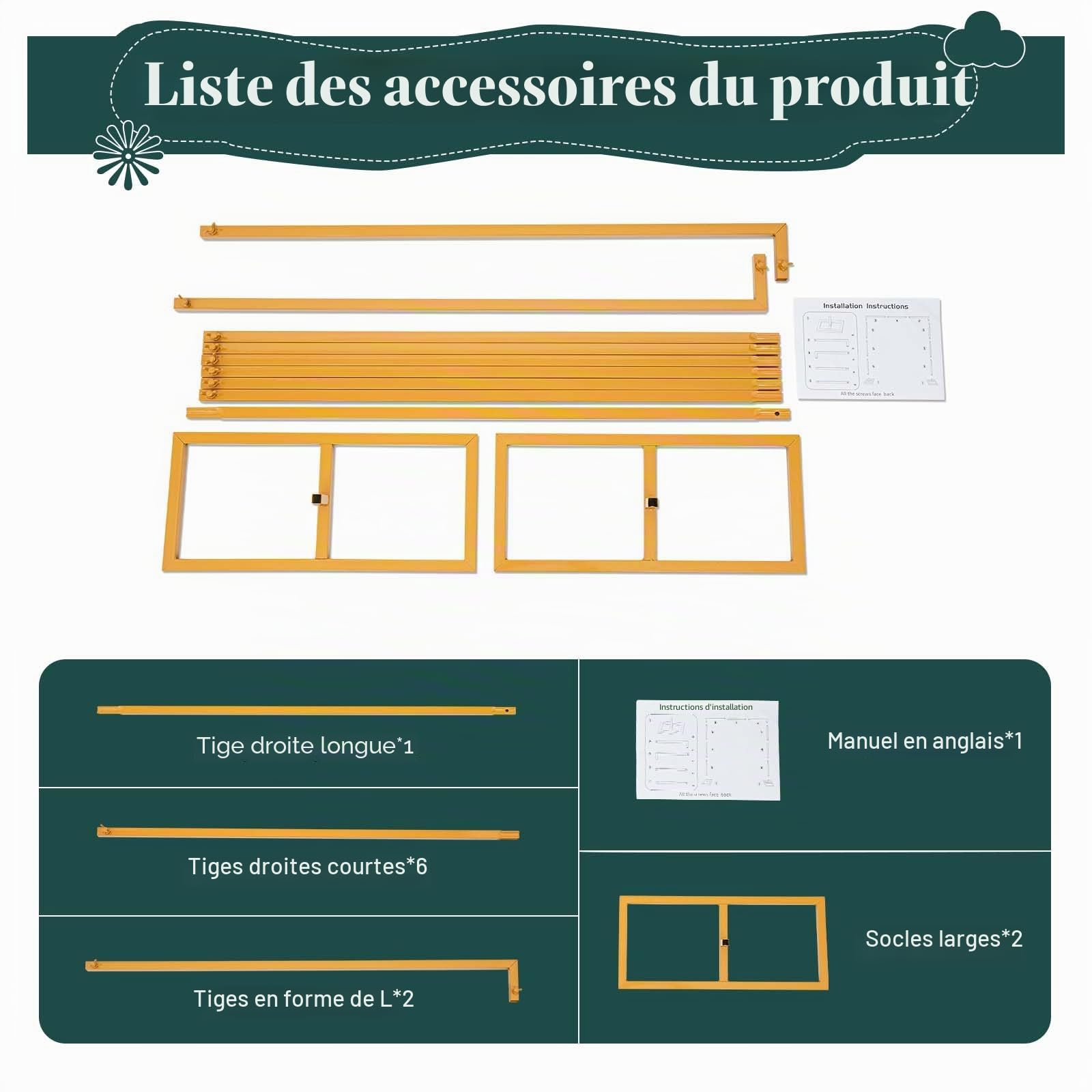 Arche de mariage en métal - 3 x 3 m - Structure réglable en hauteur pour mariage, anniversaire, fête d'anniversaire, banquet