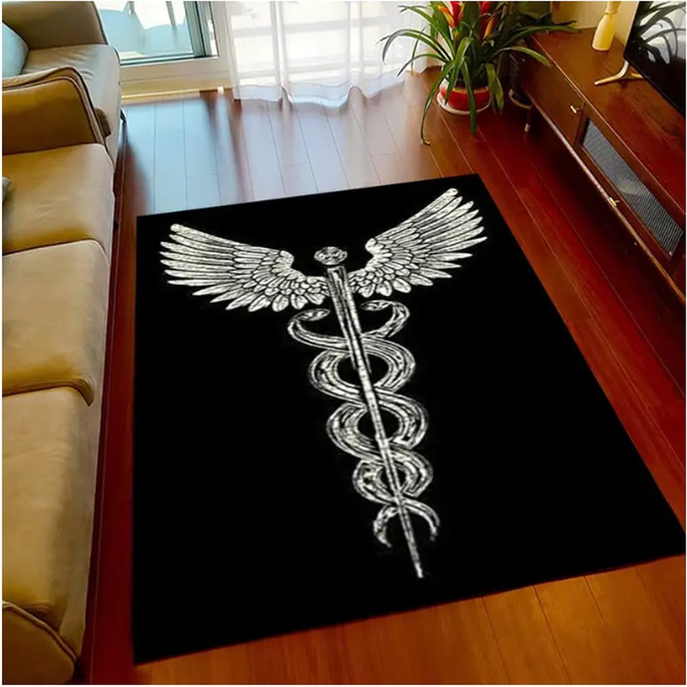 Tapis tableau périodique 60x90cm antidérapant pour chambre d'étudiant