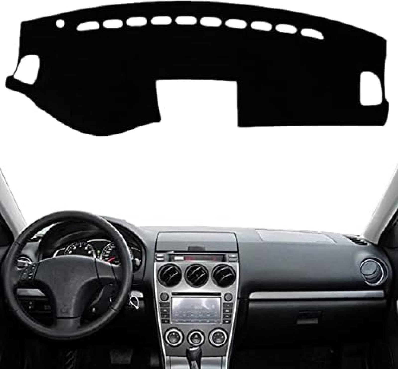 Car Dashboard Protector for Ma-z-da 6 M6 Atenza 2003-2006 2007 2008 Sunshade Anti-Slip Anti-Glare All-Season use