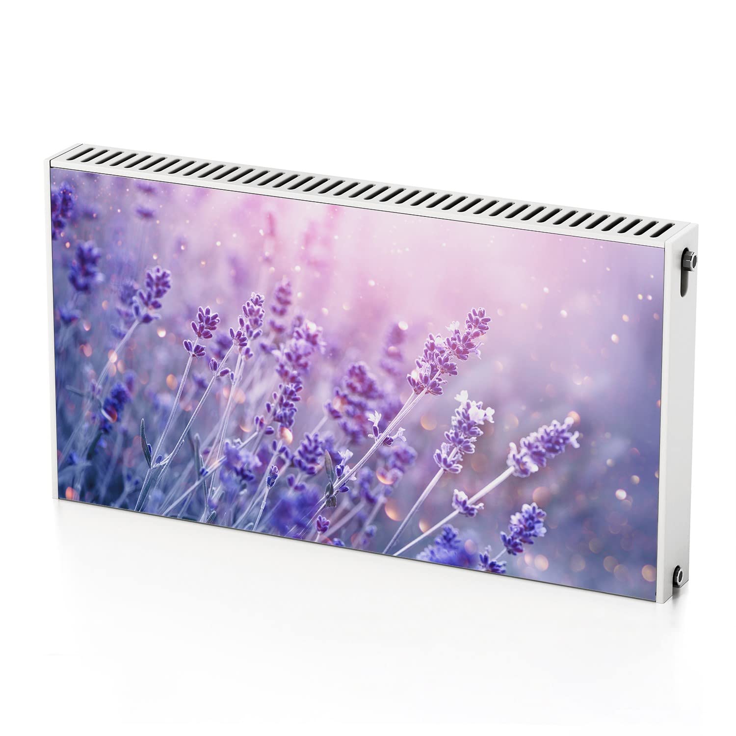 Autocollant de radiateur aimanté lavande 110x60 cm tapis magnétique habillage