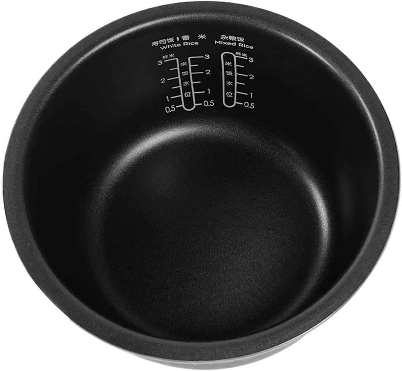 1.6L Rice Cooker Inner Bowl，Compatible For Toshiba RC-5MFMC Replacement Liner