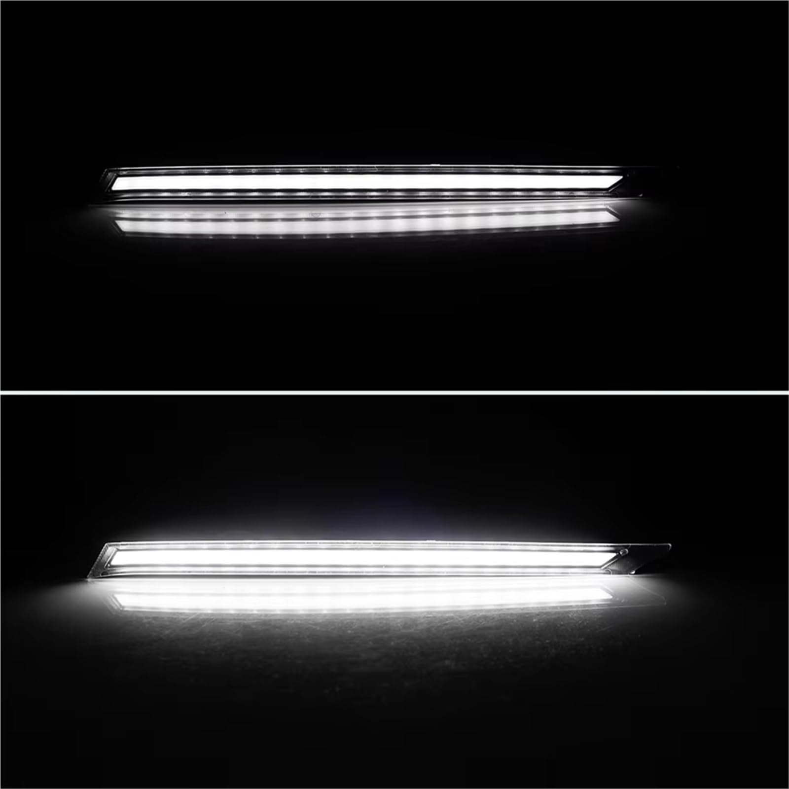 Generico Frecce Auto Per Toyota Per RAV4 2019 2020 2021 LED Bianco Anteriore Vano Motore Cofano DRL Luci Marcia Diurna Ambra Indicatori Direzione Indicatori di direzione(Smoked Lens)