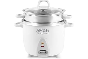 Aroma 14-Cup (Cooked) Stainless Pot-Style Rice Cooker