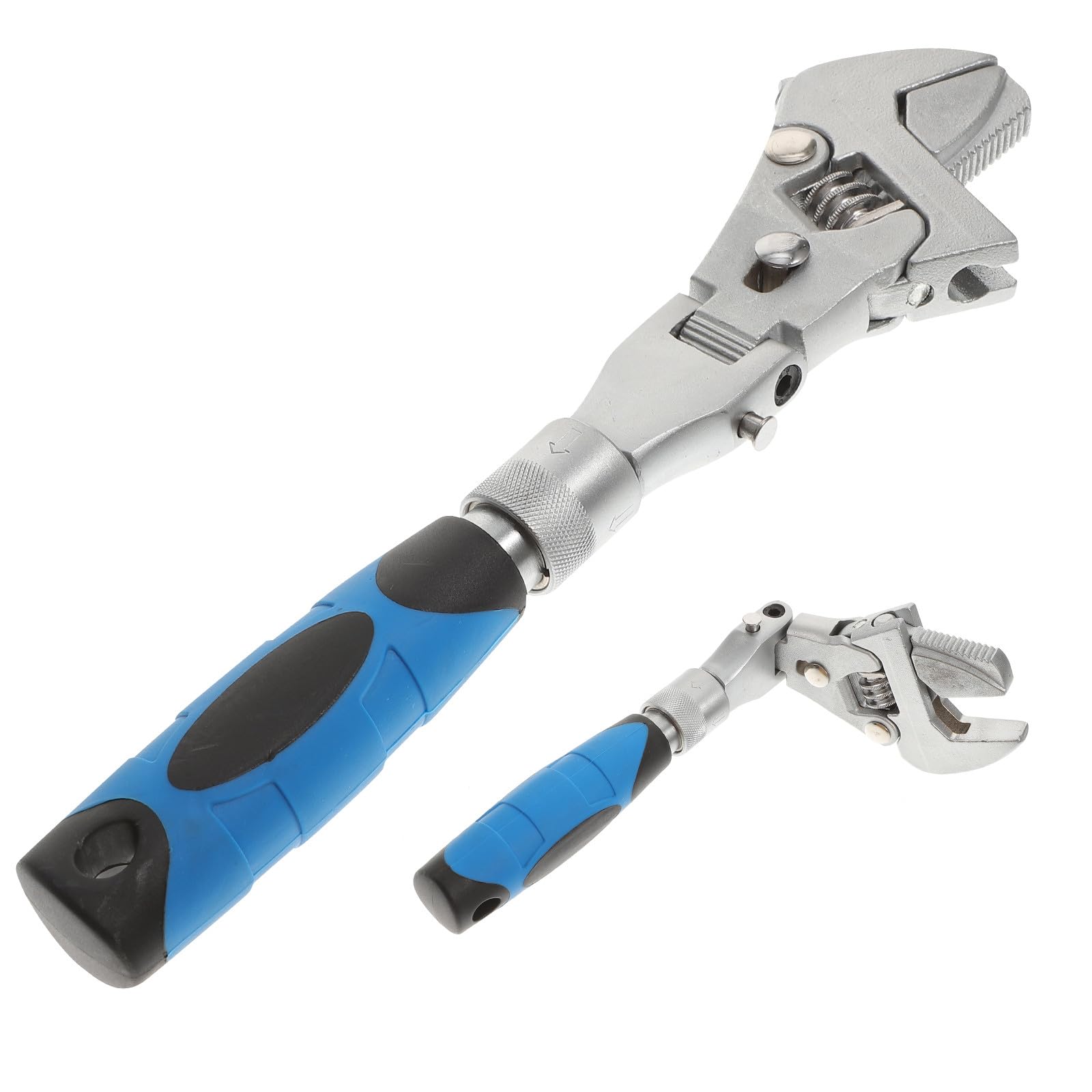 Cabilock Llave Inglesa Trinquete Abatible Plegable, 10 Pulgadas, Herramienta Portátil para Reparaciones Rápidas Hogar y Uso Mecánico