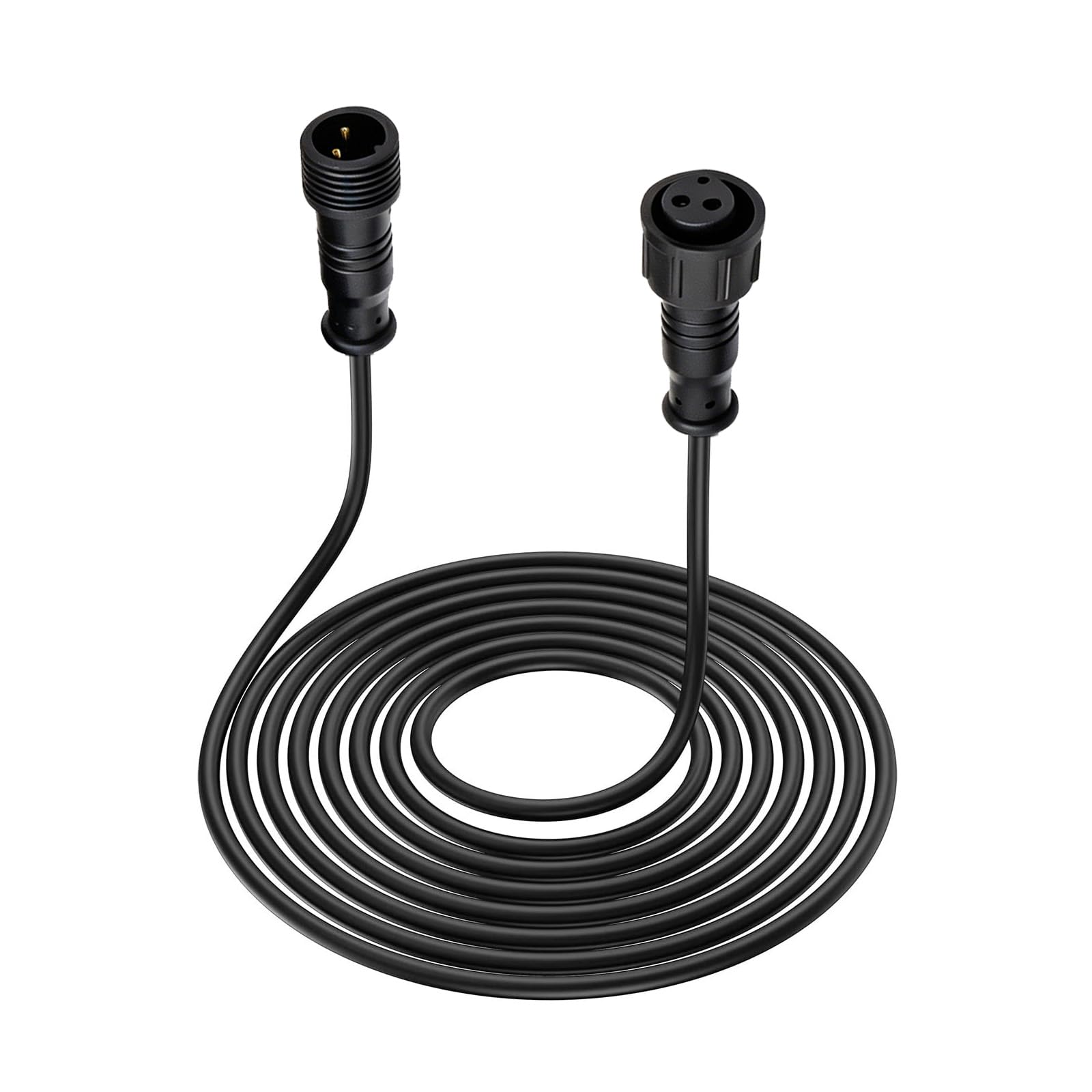 Cable alargador de 10 m compatible con robot cortacésped Eufy E15 E18 | Piezas de repuesto cargador cable de carga para robot cortacésped, negro