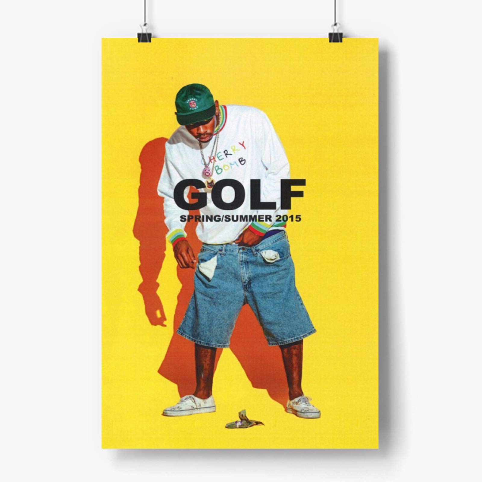 Tyler The Creator Poster 24×36 inches Unframed Aesthetic Poster for Rooms Offices Dorms Homes, Go Awesome Tyler The Creator Poster for Guys Wall Posters Standard Size