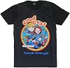Mens Printed T-Shirt, Chucky, Good Guy Doll, Funny T-Shirt, Short Sleeve, Black