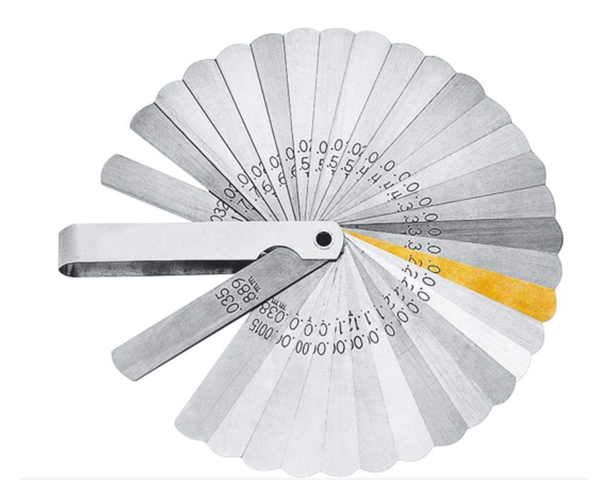 Lang Tools 32 Blade Feeler Gauge with Brass Blades 36A (B00DTEFT1E) Amazon Price History, Amazon Price Tracker